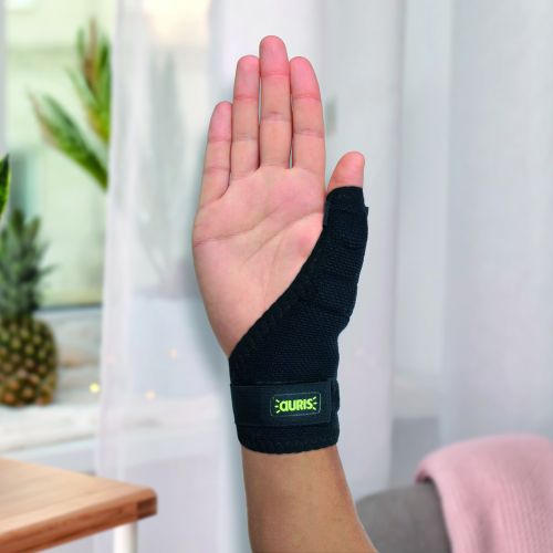 Prevención y bienestar - Magnetic Microfiber Finger Support Black